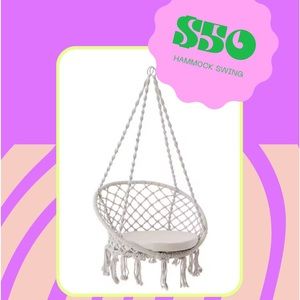 Bliss Macrame Hammock Swing